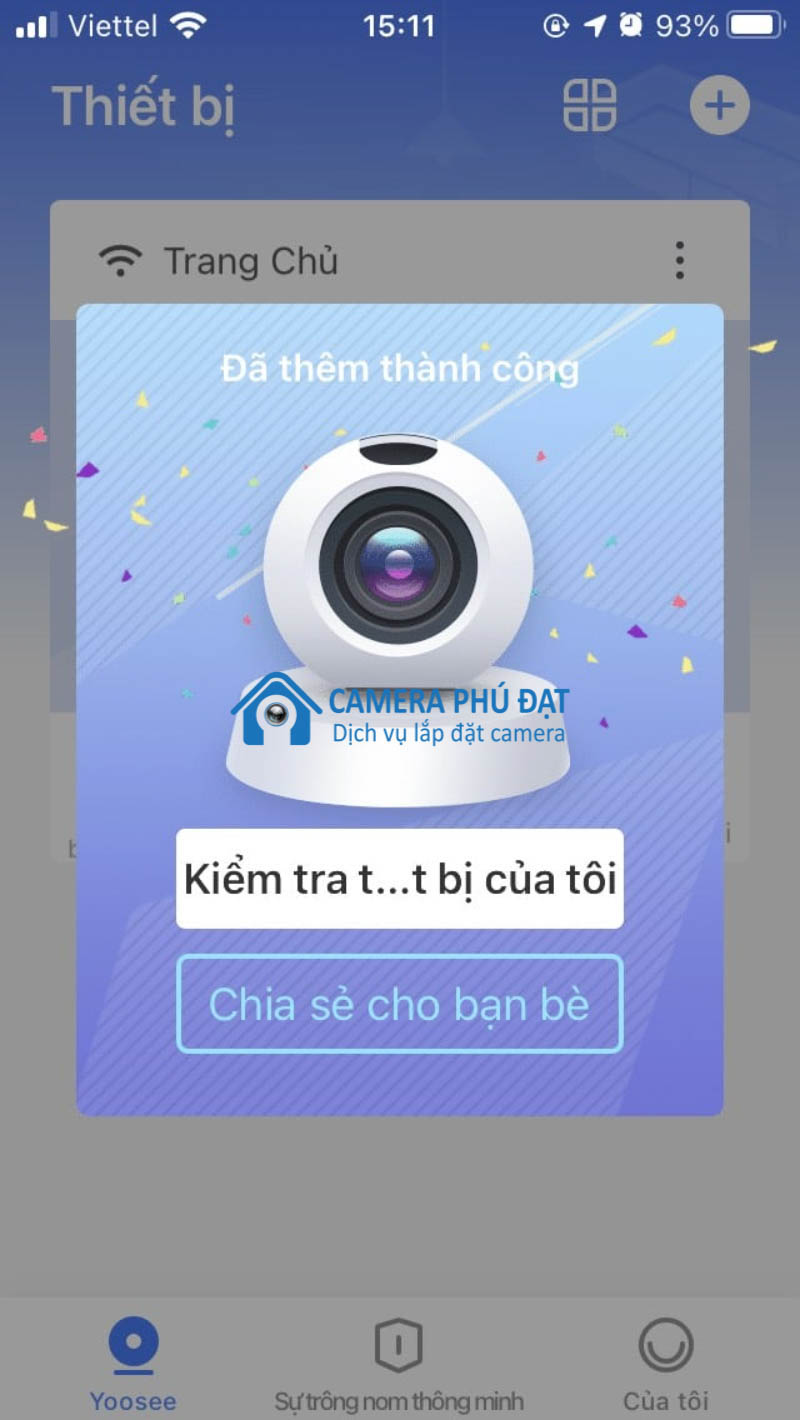 Cách kết nối camera Yoosee để sử dụng tại nhà