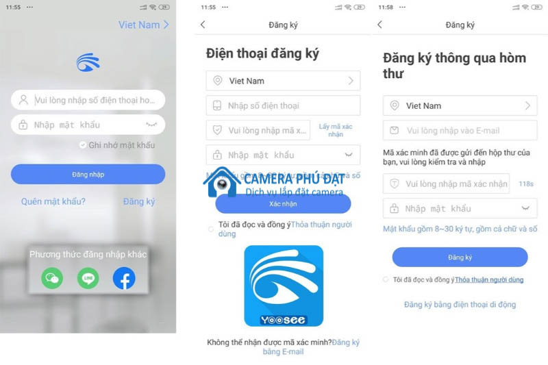 cách cài đặt camera Yoosee trên điện thoại 
