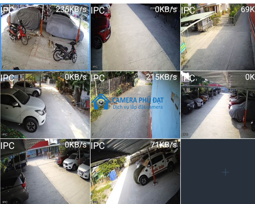 trọn bộ 6 camera Kbvision 2MP